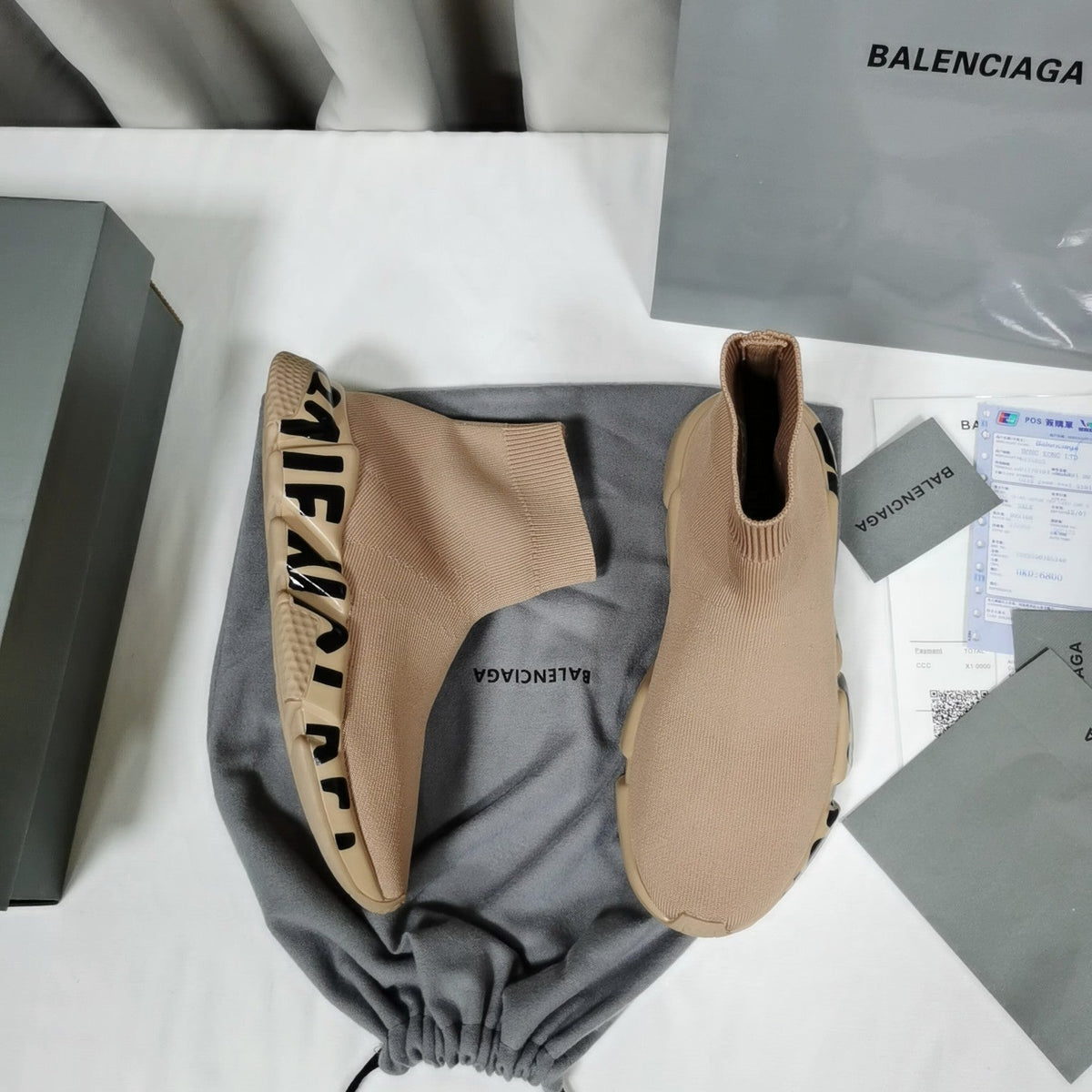 B A L E N C I A G A =SOCKS Sneakers= [5 Colours Available]